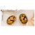Orecchini Dolce & Gabbana Sicily Cammeo con Cristalli Swarovski Argento Giallo - vista 3