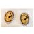 Orecchini Dolce & Gabbana Sicily Cammeo con Cristalli Swarovski Argento Giallo - vista 9