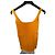 Sandro Paris Geripptes Strick-Tanktop Orange