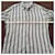 Versace Classic Camicia in Cotone a Righe Bianco Rosso Grigio  - vista 4
