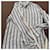 Versace Classic Camicia in Cotone a Righe Bianco Rosso Grigio  - vista 6