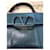 Sac à main Valentino Garavani en peau de python bleu  - vue 17
