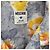 Camicia Moschino Jeans a maniche corte stampa floreale Multicolore Arancione Grigio Giallo - vista 2