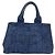 Borsa Tote Prada Canapa Denim Blu