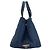 Borsa Tote Prada Canapa Denim Blu - vista 3