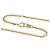 Céline Collana Double Circle Celine in oro giallo 18K - vista 3