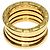 Bulgari Anello Bvlgari B-zero1 3-Band in oro giallo 18K - vista 4