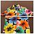 Love Moschino Camicia a maniche corte floreale Nero Rosa Blu Multicolore Verde Arancione Giallo - vista 4