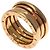Bulgari Anello Bvlgari B-zero1 a 2 bande in oro rosa 18K