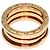 Bulgari Anello Bvlgari B-zero1 a 2 bande in oro rosa 18K - vista 4