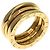 Bulgari Anello Bvlgari B-zero1 2-Band in oro giallo 18K - vista 2
