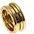 Bulgari Anello Bvlgari B-zero1 2-Band in oro giallo 18K - vista 7