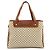 Céline Celine Handtasche aus Macadam-Muster Canvas Braun