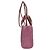 Borsa 2-Way Chloé Woody Mini Rosa Bordò - vista 3