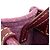 Borsa 2-Way Chloé Woody Mini Rosa Bordò - vista 8