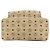 Mochila MCM com estampa total e tachas Bege - vista 4