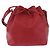 Borsa a Spalla LOUIS VUITTON Epi Petit Noe Rosso M44107 LV Auth 188820 - vista 13