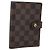 LOUIS VUITTON Damier Ebene Agenda PM Day Planner Cover R20700 LV Auth BA13650