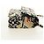 CHANEL Mini Matelasse Chain Shoulder Pouch Satin Beige Silver CC Auth 188736M Argento - vista 4