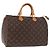 LOUIS VUITTON Borsa Monogram Speedy 35 M41524 LV Auth 187938V Monogramma