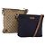 Borsa a tracolla GUCCI GG Canvas 2 Set Beige Navy Auth 185541 Blu navy