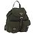 Zaino PRADA Nylon Khaki Silver Auth hk3832 Argento Cachi