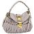 Borsa a Spalla Miu Miu Matelassé in Pelle 2way Rosa Oro Auth bs35641 D'oro
