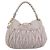 Borsa a Spalla Miu Miu Matelassé in Pelle 2way Rosa Oro Auth bs35641 D'oro - vista 2