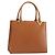 Borsa a mano VALENTINO in pelle marrone oro Auth bs35674 D'oro