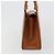 Borsa a mano VALENTINO in pelle marrone oro Auth bs35674 D'oro - vista 3