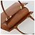 Borsa a mano VALENTINO in pelle marrone oro Auth bs35674 D'oro - vista 6