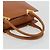 Borsa a mano VALENTINO in pelle marrone oro Auth bs35674 D'oro - vista 7