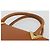 Borsa a mano VALENTINO in pelle marrone oro Auth bs35674 D'oro - vista 8