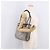 CHANEL Deauville Line Chain Canvas Tote Bag Grau Silber CC Authentisch bs35696 Braun - Ansicht 25