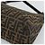 FENDI Zucca Canvas Mamma Baguette Shoulder Bag Black Brown Auth 188964V Marrone Nero - vista 16
