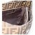 FENDI Zucca Canvas Mamma Baguette Shoulder Bag Black Brown Auth 188964V Marrone Nero - vista 19
