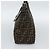 FENDI Zucca Canvas Mamma Baguette Shoulder Bag Black Brown Auth 188964V Marrone Nero - vista 4