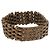 Bracciale CHANEL Metallo Tonalità Oro CC Auth BA13634M