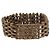 Bracciale CHANEL Metallo Tonalità Oro CC Auth BA13634M - vista 2