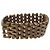 Bracciale CHANEL Metallo Tonalità Oro CC Auth BA13634M - vista 4