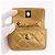 CHANEL Matelasse Chain Pouch Lamb Skin Gold CC Auth bs35703V D'oro - vista 10