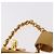CHANEL Matelasse Chain Pouch Lamb Skin Gold CC Auth bs35703V D'oro - vista 14
