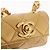 CHANEL Matelasse Chain Pouch Lamb Skin Gold CC Auth bs35703V D'oro - vista 18