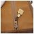 Borsa Boston LOEWE Anagram in pelle marrone oro Auth bs35675 D'oro - vista 10