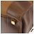 Borsa Boston LOEWE Anagram in pelle marrone oro Auth bs35675 D'oro - vista 16