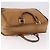 Borsa Boston LOEWE Anagram in pelle marrone oro Auth bs35675 D'oro - vista 6