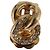 Christian Dior Ohrringe aus Metall Goldton Auth BA13643 - Ansicht 4