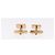 Collana Christian Dior metallo 4 Set Gold Tone Auth BA13645 - vista 13