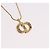 Collana Christian Dior metallo 4 Set Gold Tone Auth BA13645 - vista 3