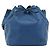 Borsa a Spalla LOUIS VUITTON Epi Petit Noe Blu M44105 LV Auth 188537 - vista 13